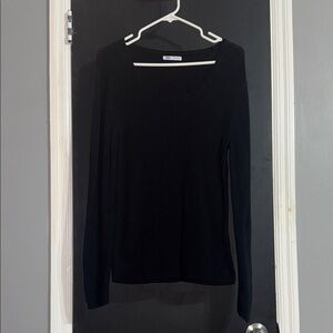 ZARA Thermal Scoop Neck Thermal Long Sleeve Size: M